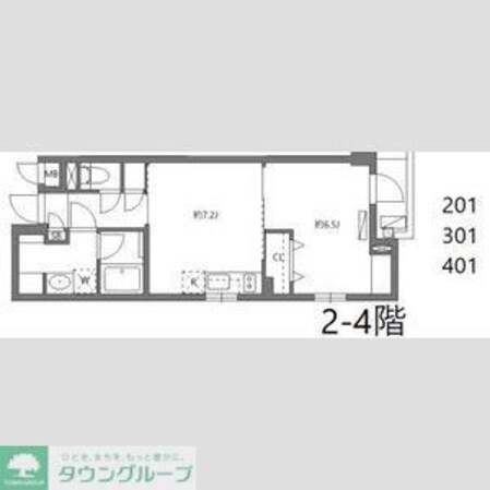 ワーフときわ台の物件間取画像